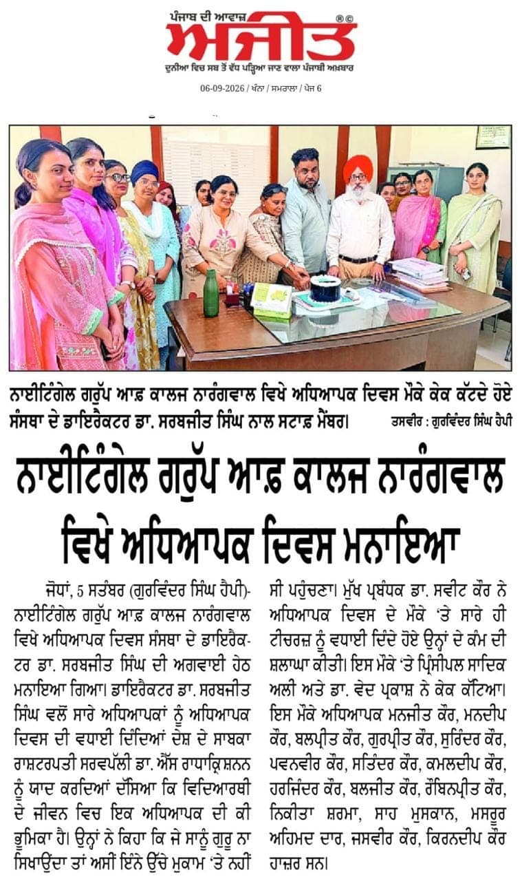Teacher Day - Nightingale College of Education